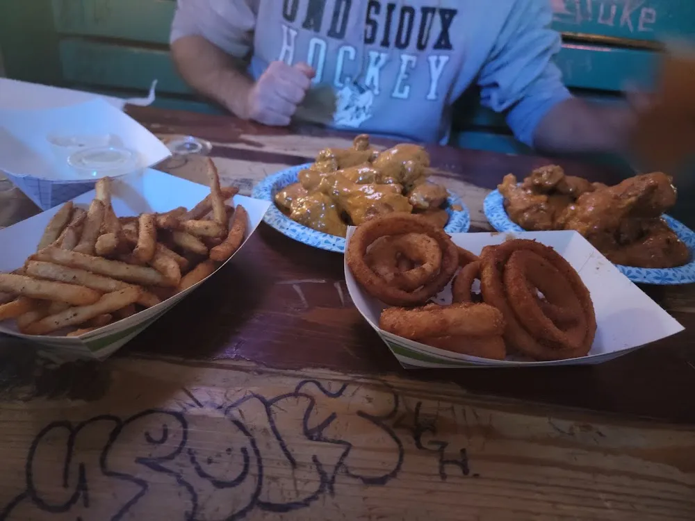 Buffalo Wings and Fries