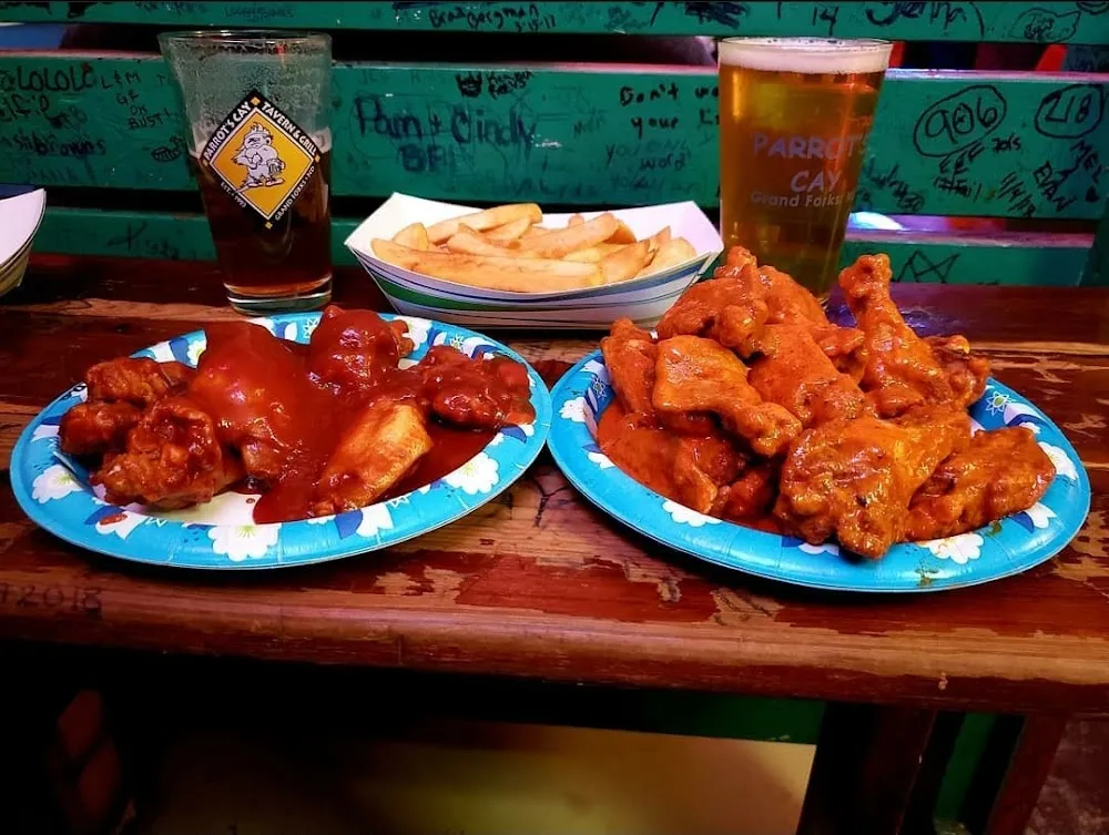 Buffalo Wings Captain's BBQ and 12s